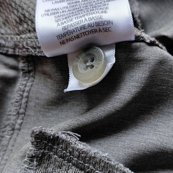 Women's Gray Hiking Roll Up Straight Leg Pants - Picture 6 of 6